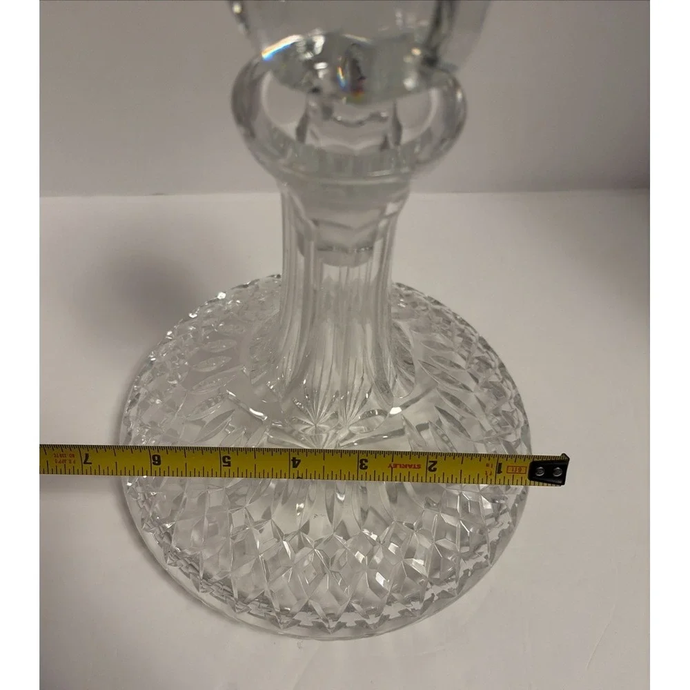 Waterford Crystal Lismore Captain's Ship's Decanter Sparkly marked w/stopper